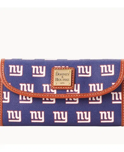 Dooney & Bourke Women's New York Giants Team Color Continental Clutch In Transparent