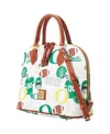 Dooney & Bourke Women's Oregon Ducks Game Day Zip Satchel Bag In Multi