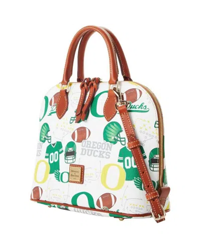 Dooney & Bourke Women's Oregon Ducks Game Day Zip Satchel Bag In Transparent