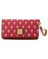 Dooney & Bourke Women's Philadelphia Phillies Fey Phone Wristlet In Red