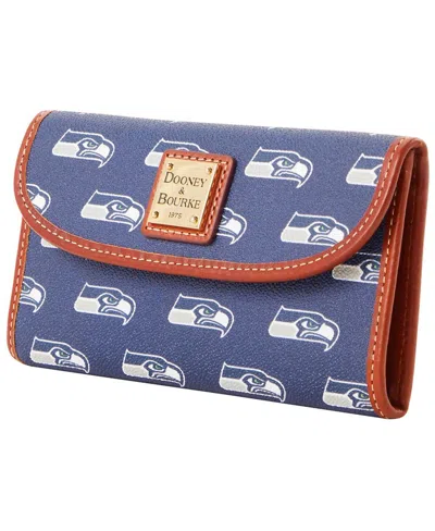 Dooney & Bourke Women's Seattle Seahawks Team Color Continental Clutch In No Color