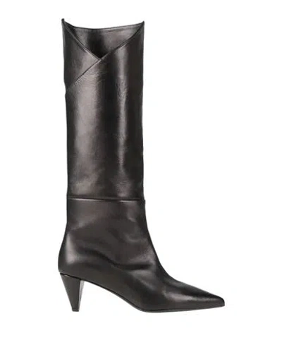 Doop Woman Boot Black Size 6 Leather