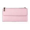 Dopp Leather Cosmopolitan Wallet Womens Rfid Blocking Envelope Wallet In Pink