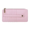 Dopp Leather Thin Card Case Womens Rfid Blocking Wallet In Pink
