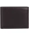 Dopp Regatta Convertible Thinfold Wallet In Brown