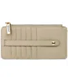 Dopp Women's Mini Pik-me-up Thin Card Holder Wallet In White Pepper