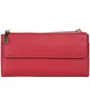 Dopp Women's Small Cosmopolitan Wallet In Red