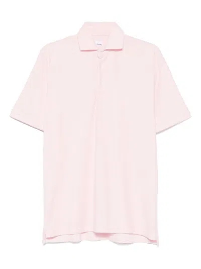 Doppia Light Pink Short Sleeve Polo