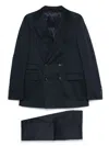 Doppia Navy Blue Aaradeo Blazer And Aantioco Trousers In Blue