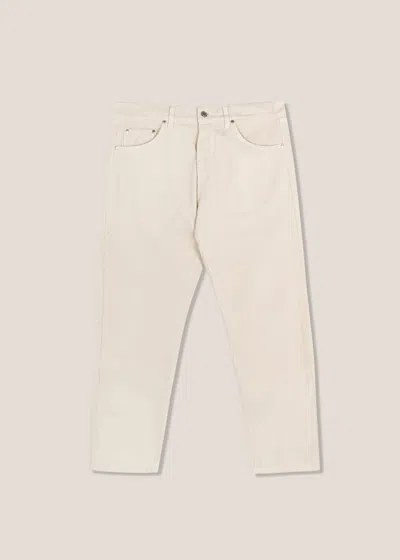 Doppiaa Aacero Cotton Corduroy Trousers In White