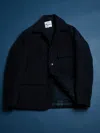 Doppiaa Aaderbale Blue Moleskin Jacket In Blue