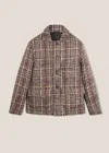 Doppiaa Aaderbale Wool Checked Jacket