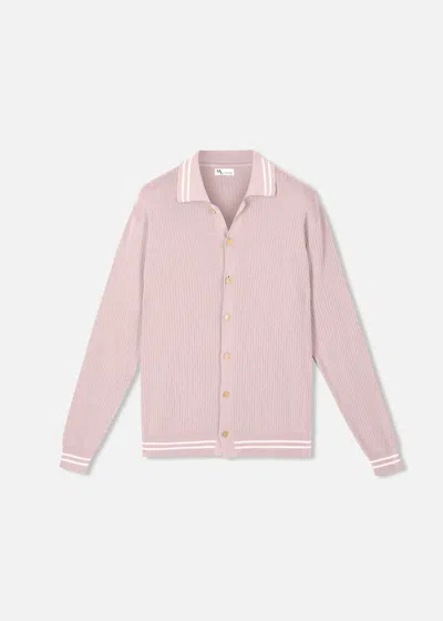 Doppiaa Aagar Long Sleeves Knitted Shirt In Pink