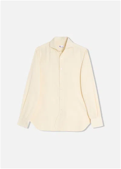 Doppiaa Aalassio French Collar Shirt In Gold
