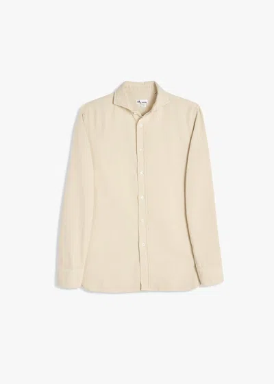 Doppiaa Aalassio French Collar Shirt In Neutral