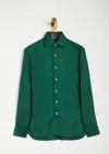 Doppiaa Aalbenga Solid Linen Shirt