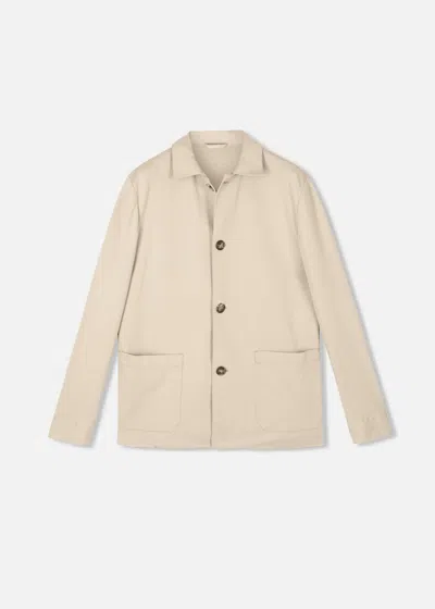 Doppiaa Aalbion Overshirt In Neutral