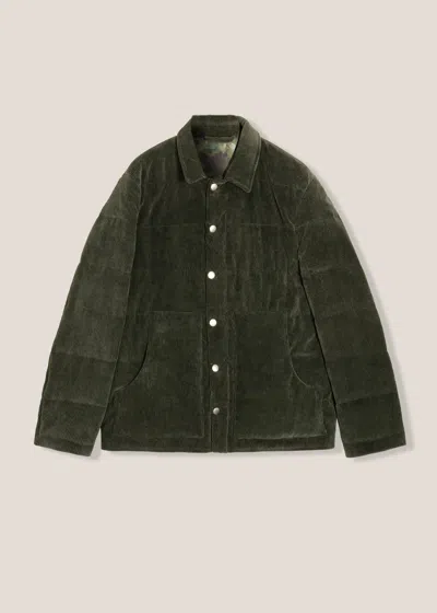 Doppiaa Aalofi Green Corduroy Jacket
