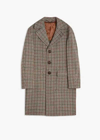 Doppiaa Aamburgo Single-breasted Coat In Brown