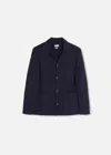 Doppiaa Aamone Wool Jacket In Blue