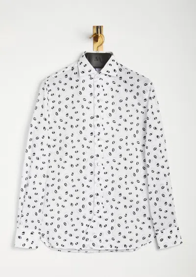Doppiaa Aanacapri Capri Collar Printed Shirt