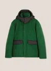 Doppiaa Aangoon Checked Down Jacket In Green