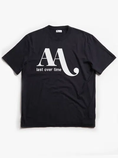 Doppiaa Aangy Cotton T-shirt With Pay-off In Black