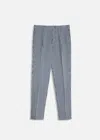 Doppiaa Aantioco Striped Cotton Chino Trousers