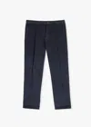 Doppiaa Aantioco Velvet Trousers In Blue