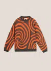 Doppiaa Aappio Shetland Wool Jacquard Sweater