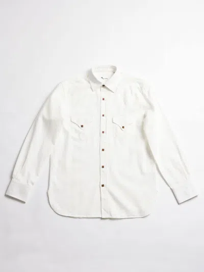Doppiaa Aariosto Western Shirt In White