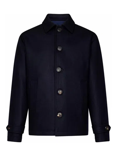 DOPPIAA AARNEIS NAVY BLUE JACKET