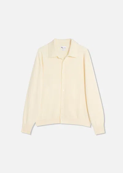 Doppiaa Aars Wool Shirt With Long Sleeve In Neutral