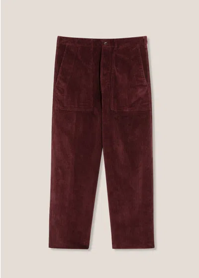 DOPPIAA AARTEMAS WIDE CORDUROY WORKWEAR PANTS