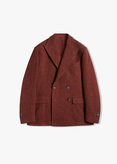 Doppiaa Aartemisia Double-breasted Jacket In Red