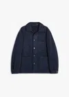 Doppiaa Aasti Virgin Wool Jacket In Blue
