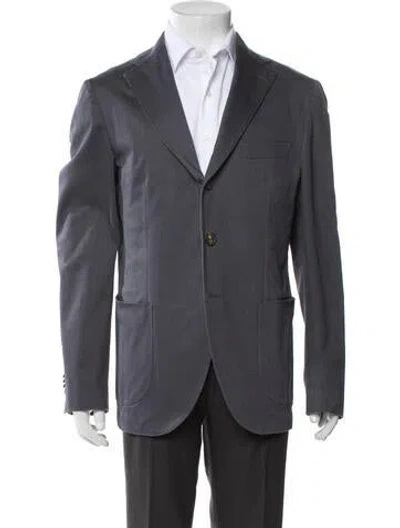 Pre-owned Doppiaa Blazer In Blue