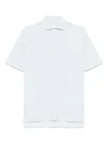 Doppiaa Classic Baby Blue Short Sleeve Polo In 蓝色 2