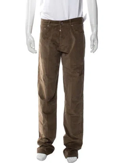 Pre-owned Doppiaa Corduroy Pants W/ Tags In Brown