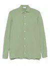 Doppiaa Fern Green Long-sleeved Jersey Shirt In Green