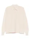 Doppiaa Light Beige Knitted Long Sleeve Shirt In Neutrals