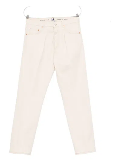 Doppiaa Cotton Trousers In Neutral