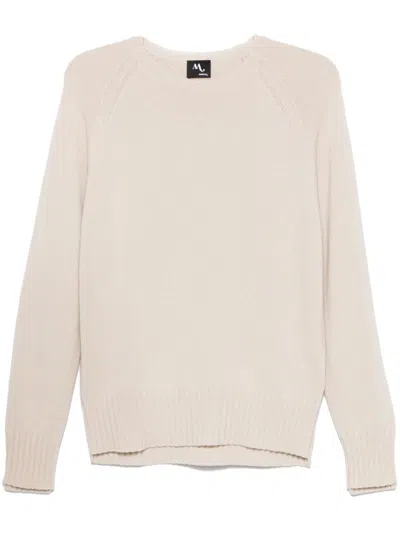 Doppiaa Crew-neck Sweater In Nude