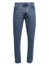 Doppiaa Five-pocket Jeans In Blue
