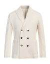 Doppiaa Man Blazer White Size 38 Cotton