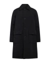 Doppiaa Man Coat Black Size 44 Cotton, Polyester, Polyamide