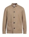 Doppiaa Man Jacket Camel Size 42 Polyester, Cotton In Beige