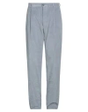 Doppiaa Man Pants Pastel Blue Size 36 Cotton