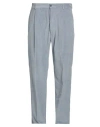 Doppiaa Man Pants Slate Blue Size 40 Cotton