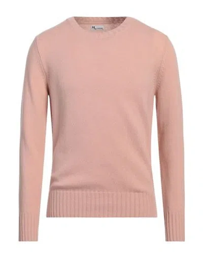 Doppiaa Man Sweater Blush Size 40 Wool, Polyamide In Pink